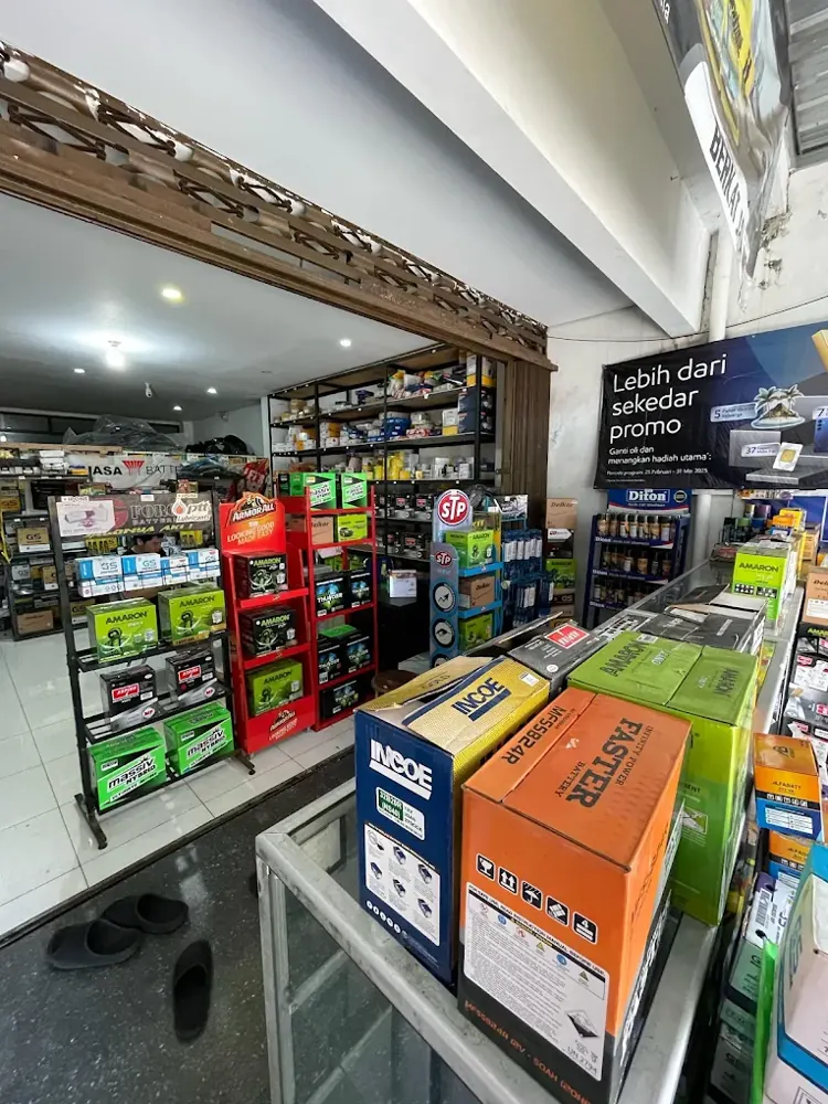 Toko aki mobil ShopDrive Accu dengan merk GS Astra, Amaron, Incoe